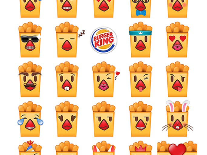 Burger King uses emoji in their campaign