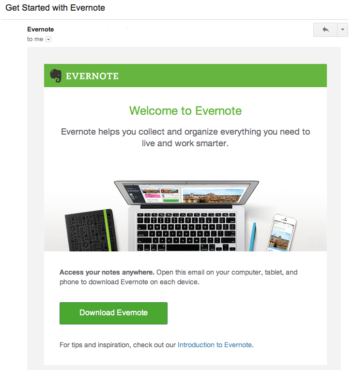 Welcome to Evernote