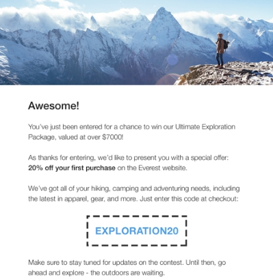 November email ideas: Hiking Day campaign