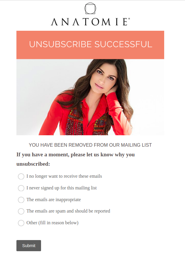 How to collect unsubscribe reasons from leaving subscribers.