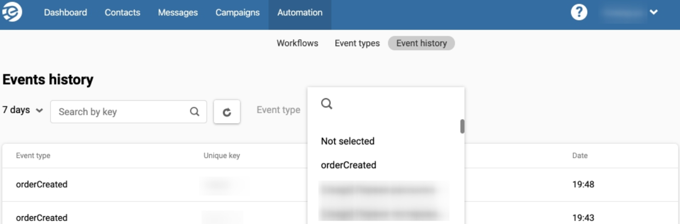 How to use segmentation by events