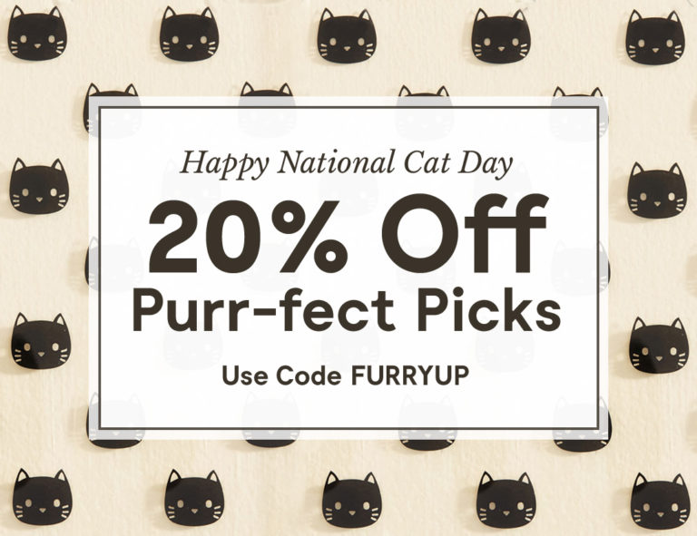 Special promo code for National Cat Day