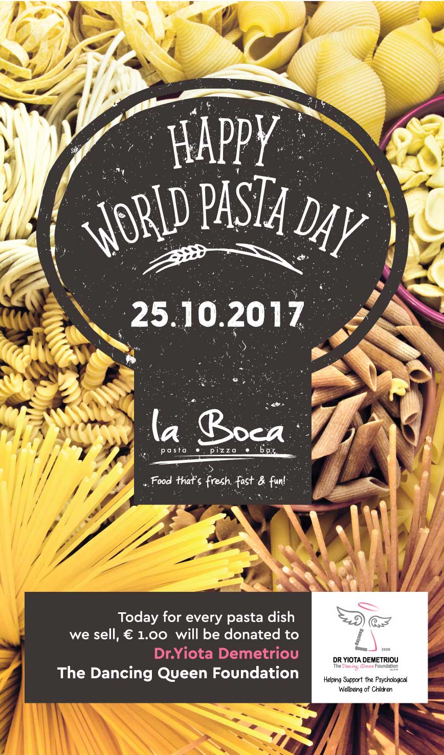 Special campaign for National Pasta Day