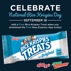 Rice Krispie Treat Day in an email campaign