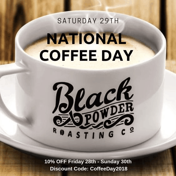 National Coffee Day in an email campaign