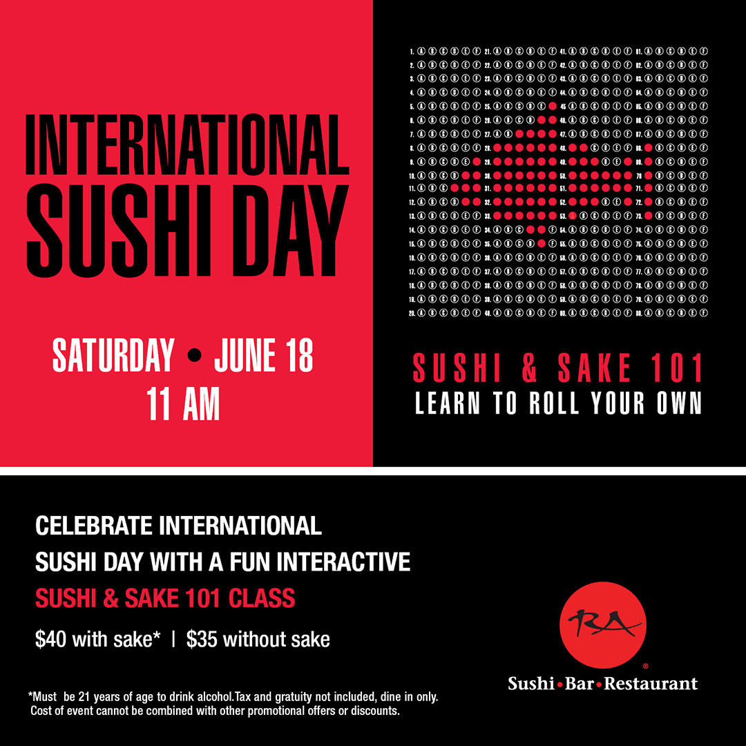 International Sushi Day in an email campaign