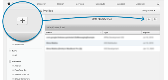 iOS Certificates